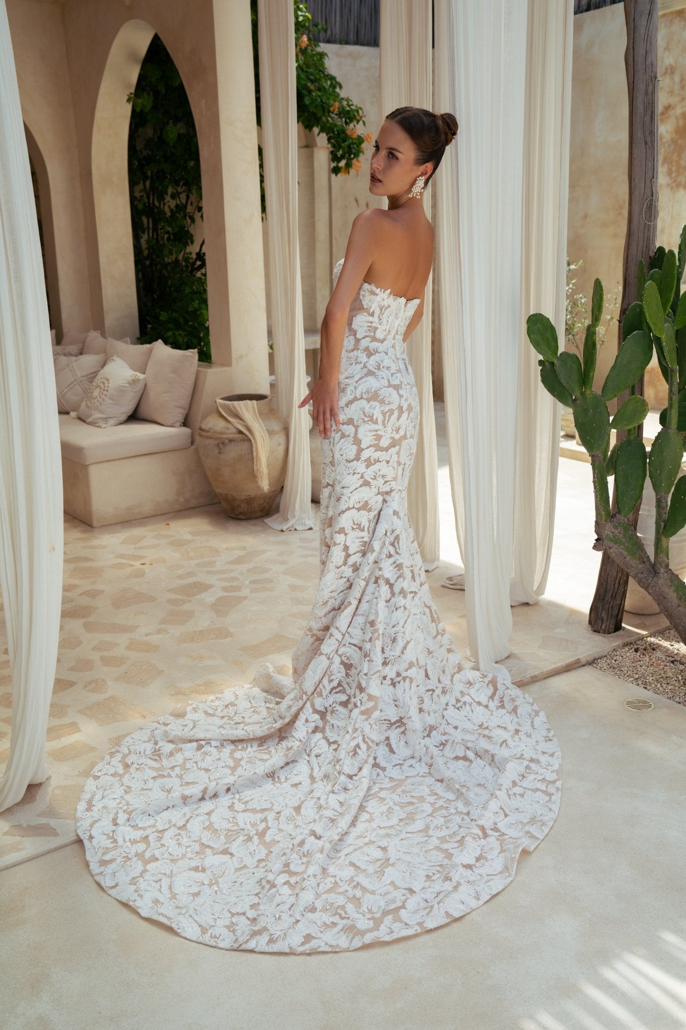 opal and lace wedding dress Opal Wedding Dress BirdieBridalFW